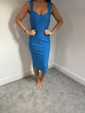 LIPSY SIZE 12 DRESS BRIGHT BLUE STRUCTURED BANDAGE BRAND BODYCON NEW WITH TAGS