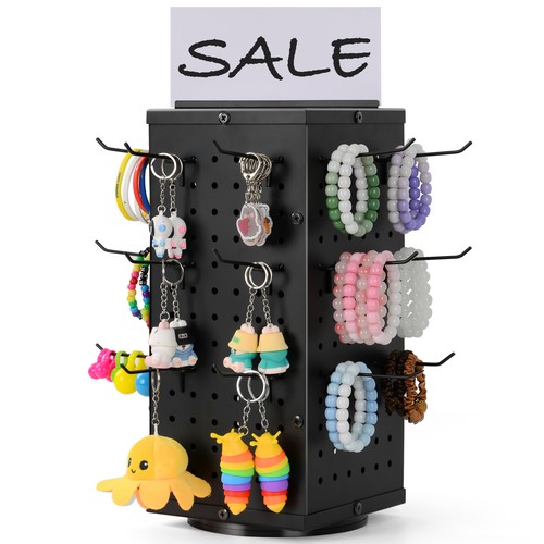 Rotating pegboard display - rotating,