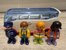 Playmobil 1-2-3 bus and people