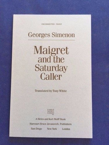 Maigret and the saturday - maigret,