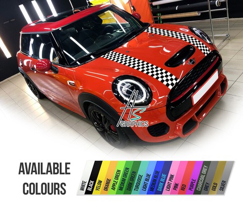 Mini cooper bonnet stripes - mini,