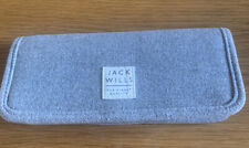 JACK WILLS GREY MARLE MAKE-UP BRUSH PENCIL CASE BAG VGC