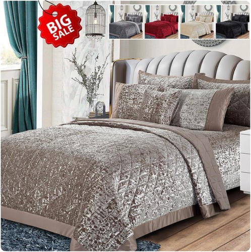 3piece quilted velvet - quilted,