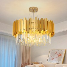 Gold Crystal Chandelier Modern