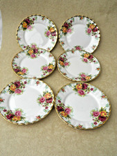 Royal Stafford Bouquet Tea/Side Plates Set 6 - similar to Old Country Roses