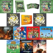 2026 Calendar 2026 Diary for Gamers | Minecraft | Pokemon | Zelda | Warhammer