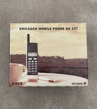 Vintage Ericsson EH237 Mobile Phone With Original Box, Case and Accessories 