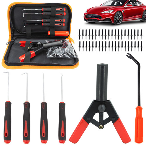 Plastic rivet gun garage - rivet,