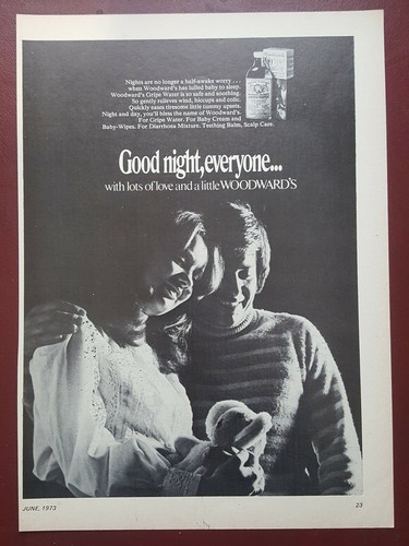 Woodwards gripe water 1970 s - gripe,