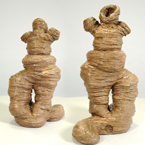 Sculpture ceramic plastic art - ceramic, plastic-art