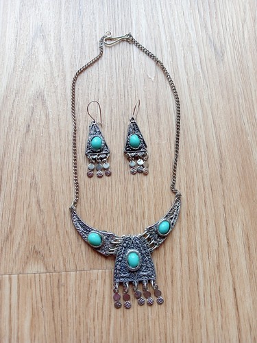 Tunisian style necklace - necklace, and