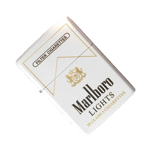 Marlboro lighter gold white - lighter, &