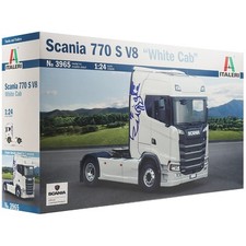 Italeri 1/24 Truck Scania 770 S V8 Model Kit White Cab