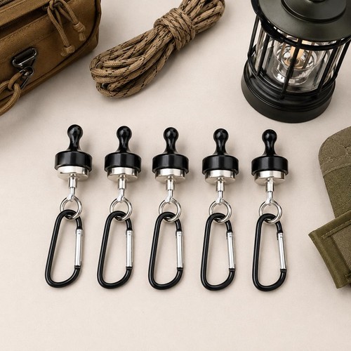 5pcs strong magnetic - magnetic, carabiner