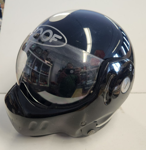 Roof boxer motorcycle - roof, helmet