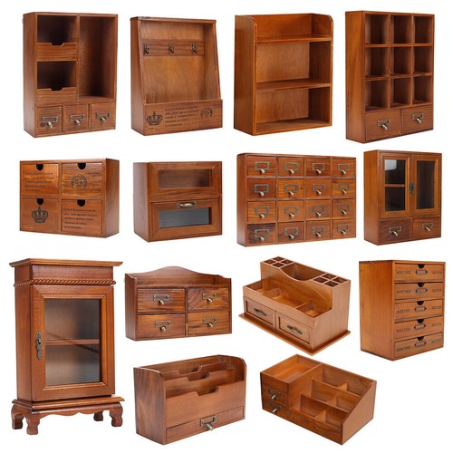 Wooden storage cabinet desktop - storage,