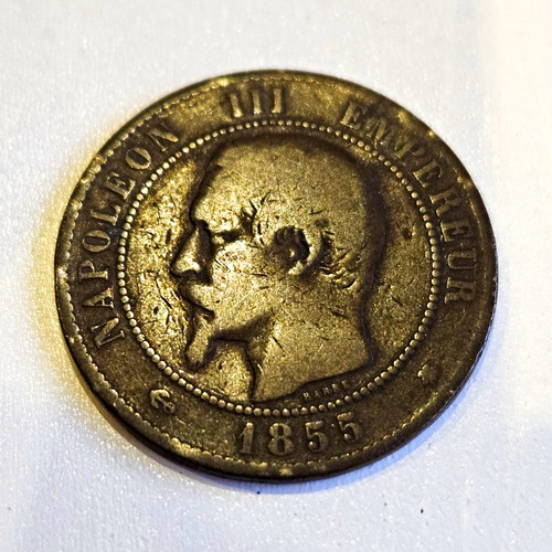 France centimes 1855 - 10,