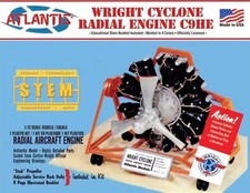 1/12 Light Cyclone Radial Engine Model Kit ATLAMCM6052