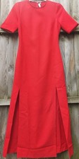 Zara Red Midi Dress with Front