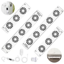 Energy Saving Radiator Fan Heat Output Fans Booster Set Saves & Improves Home UK
