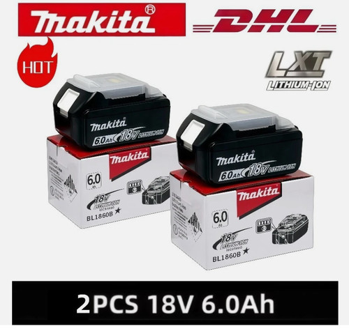 Genuine makita 6ah 18v - 2x,