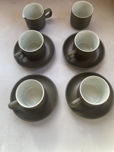 Denby chevron 4 x cups - -,