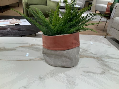 Natuzzi fabric storage - -, pot