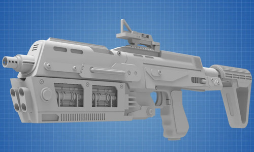 Blaster 1 scale - 1:1,