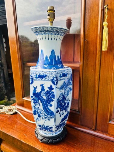 Vintage blue white chinese - vintage, &