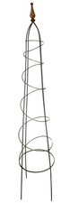 Spiral Natural Rust Obelisk