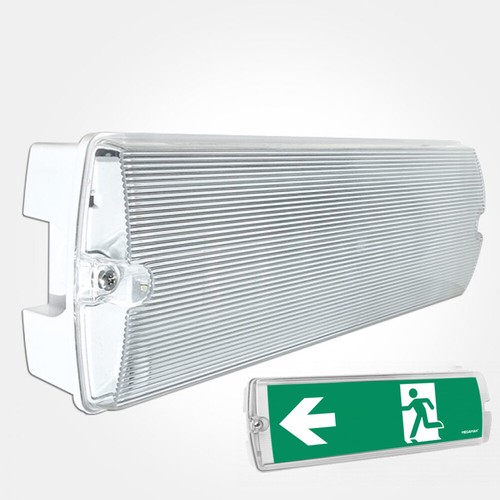 Led emergency light bulkhead - led,