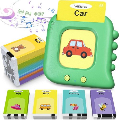 Talking flash cards kids - talking,