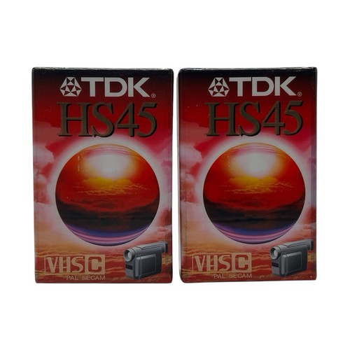 Tdk hs45 vhs - hs45, vhs-c