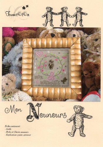 Tournicoton teddy bear cross - "teddy,