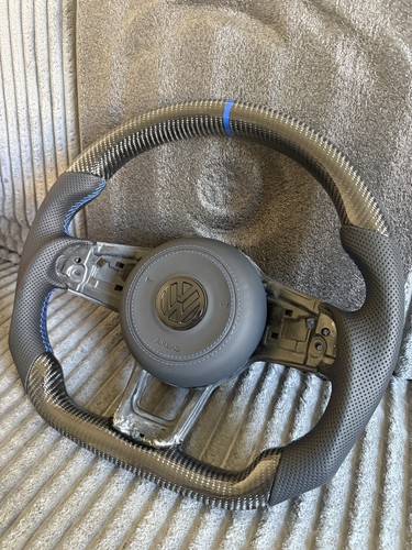 Carbon fiber steering wheel - carbon,