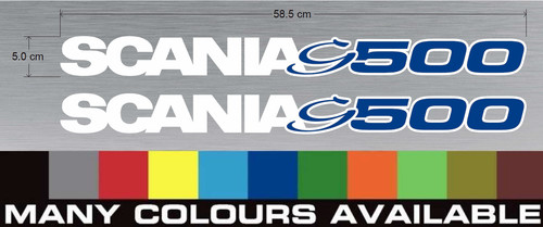 Scania g500 window decals - scania,