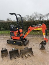 Kubota U10-5 Mini Micro Excavator Digger, 370 HOURS! Takeuchi, JCB, Bobcat 1.2 T