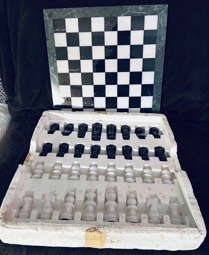 Vintage marble chess - marble,