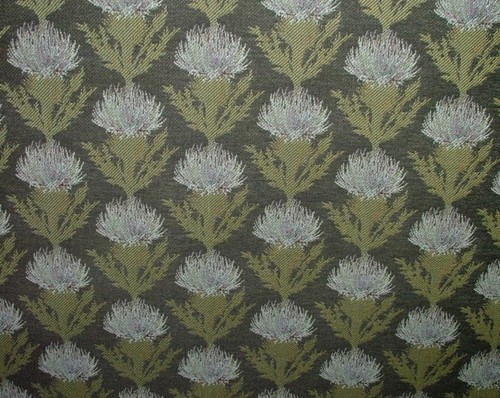 Thistle curtain fabric - curtain,