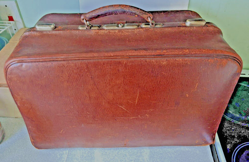 Very large antique leather - large,