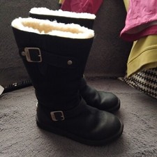 Womens Black Kensington Ugg