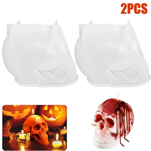 Skull candle moulds - candle,