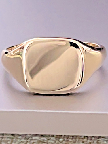 Mens 9ct yellow - 9ct, signet