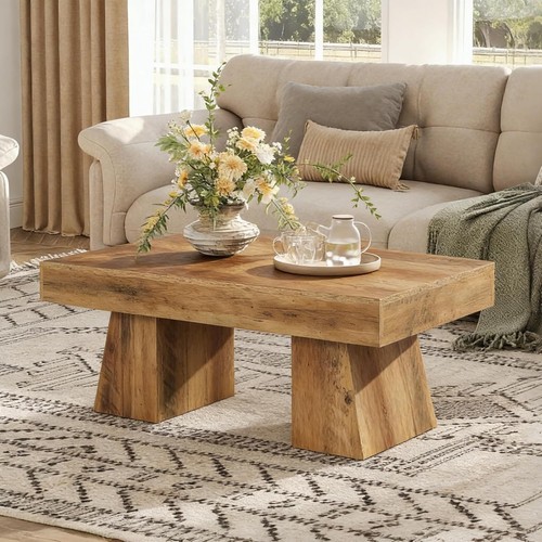 Rustic coffee table 120cm - 120cm, wood