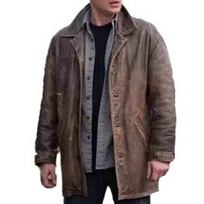 Men's Distressed Brown Genuine