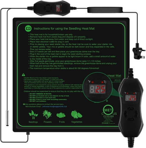 Seedling heat mat with - seedling,