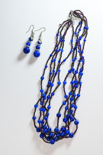 Lapis lazuli blue glass white - lazuli,