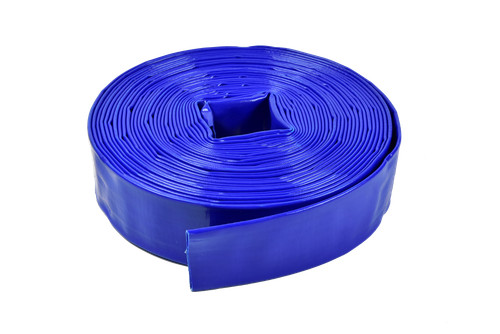 Blue pvc layflat hose water - blue, hose-water