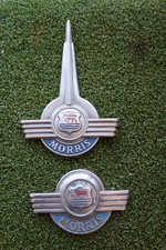 2 x VINTAGE CAR BADGE 1960s