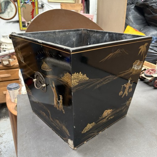 Vintage chinese lacquered - vintage,